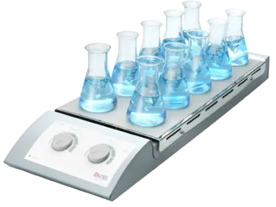 MS-H-S10 10-Position Magnetic Hotplate Stirrer