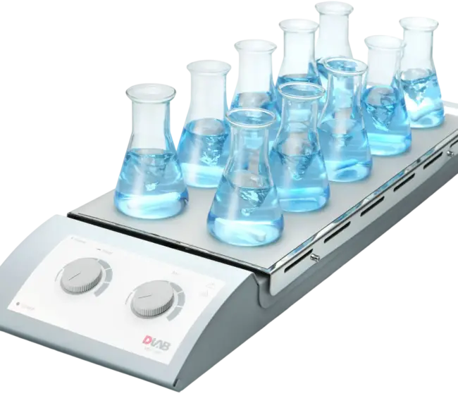MS-H-S10 10-Position Magnetic Hotplate Stirrer