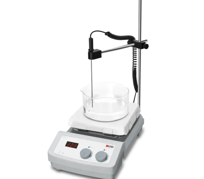 MS7-H550-S LED Magnetic Hotplate Stirrer With 7 Inch Ceramic Plate